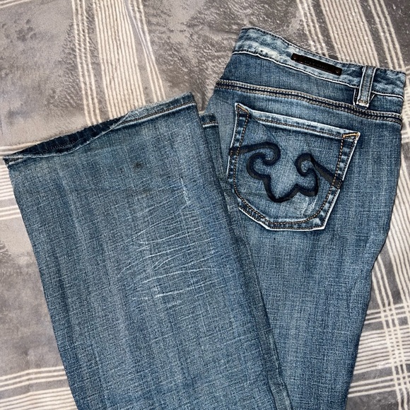 Re-rock for express boot cut jeans size 12 - Picture 2 of 5
